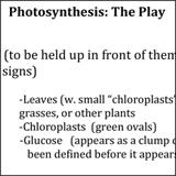 photosynthesis: the play
